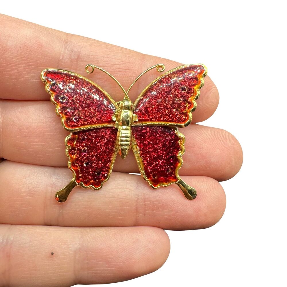 Vintage Jewelry  Butterfly Brooch Pin